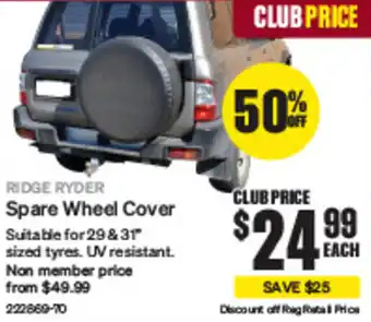 SuperCheap Auto RIDGE RYDER Spare Wheel Cover offer