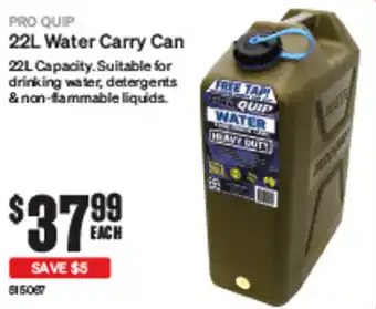 PRO QUIP 22L Water Carry Can