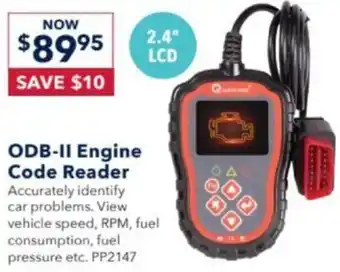 Jaycar Electronics ODB-II Engine Code Reader offer