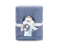 Baby Bunting 4Baby Fleece Blanket Blue Lion Applique offer