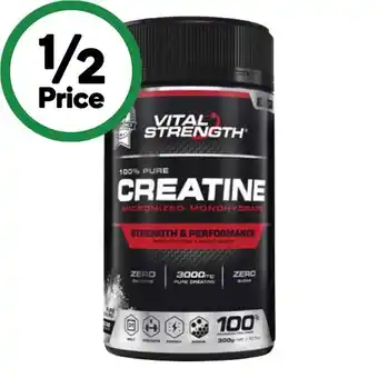 Woolworths Vital Strength Creatine 300g offer