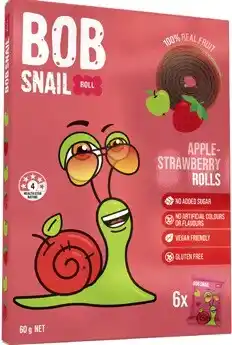 Coles Bob Snail Fruit Roll 60g offer