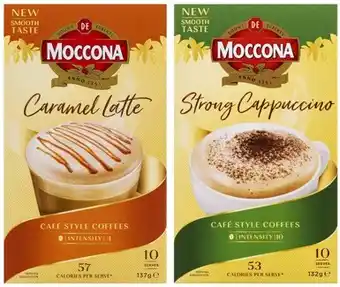 Coles Moccona Café Classic Coffee Sachets 10 Pack offer