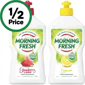 Woolworths Morning Fresh Dishwashing Liquid 400ml offer