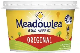 Coles MeadowLea Dairy 500g offer