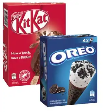 Peters Oreo 300mL-540mL or KitKat 360mL