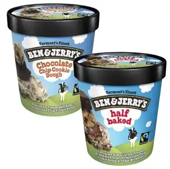 Coles Ben & Jerry's Tubs 427mL-458mL offer