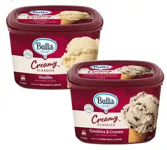Coles Bulla Creamy Classic 2 Litre offer