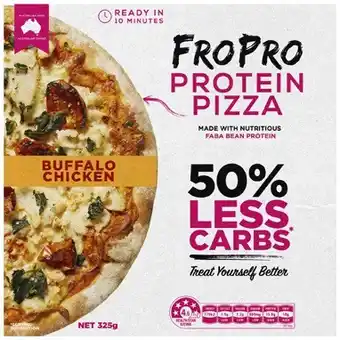Coles Fropro Protein Buffalo Chicken Pizza 325g offer