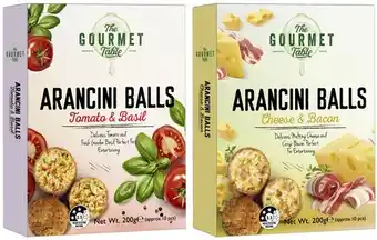 Coles Gourmet Table Arancini 200g offer
