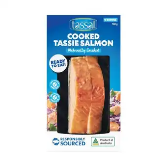 Woolworths Tassal Hot Smoked Salmon Natural 150g offer