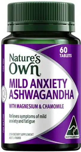 Coles Nature's Own Mild Anxiety Ashwagandha 60 Pack offer
