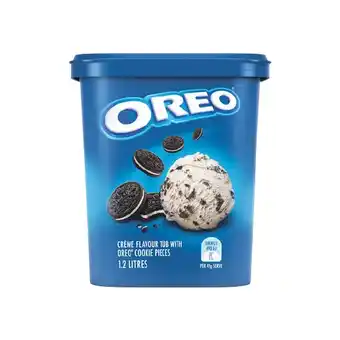 Woolworths Oreo or Milo Family Tubs 1.2 Litre offer