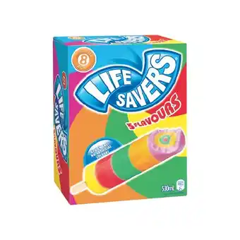 Woolworths Peters Lifesavers Icy Poles 530ml Pk 8 offer