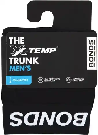 Coles Bonds Men's X-Temp Trunk 1 Pack offer