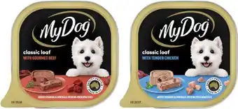 Coles My Dog Dog Food Tray 100g offer