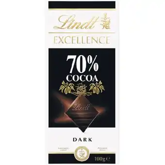 Woolworths Lindt Lindor or Excellence Blocks 80-100g offer