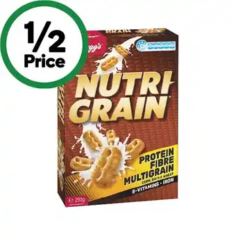 Woolworths Kellogg's Nutri-Grain 290g or Just Right 460g offer
