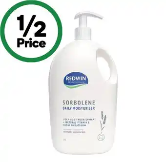 Redwin Sorbolene Daily Moisturiser 1.1 Litre