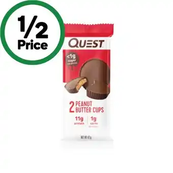 Woolworths Quest Peanut Butter Cups 42g offer