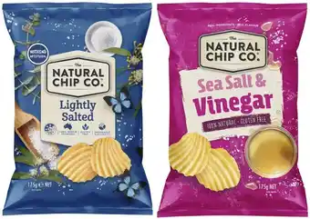 Coles Natural Chip Co Potato Chips 175g offer