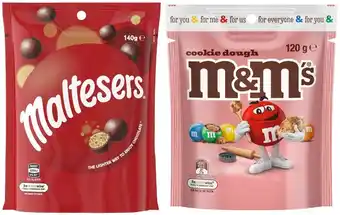 Coles Mars M&M's, Maltesers or Pods 120g-180g offer