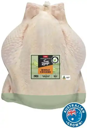 Coles Coles Free Range RSPCA Approved Whole Chicken offer