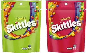 Coles Skittles 160g-200g offer