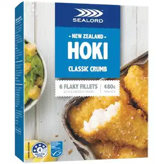 Woolworths Sealord Hoki Fish Fillets 450-480g – From the Freezer offer