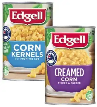 Coles Edgell Corn Kernels 420g offer