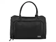 Baby Bunting Isoki Double Zip Satchel Nappy Bag - Ebony offer