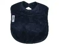 Baby Bunting SILLY BILLYZ TOWEL PLAIN BIB NAVY offer