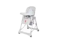 Baby Bunting Steelcraft Messina Deluxe High Chair Dove offer