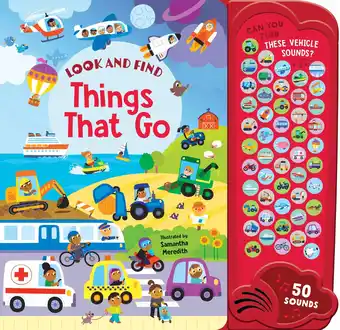 Target Look & Find - 50-Button Mega Sound Book - Things That Go offer