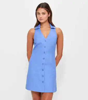 Target European Linen Blend Polo Mini Dress - Lily Loves offer