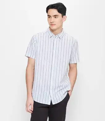 Target Linen Blend Stripe Shirt offer