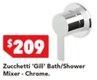 Harvey Norman Zucchetti 'Gill' Bath/Shower Mixer - Chrome offer