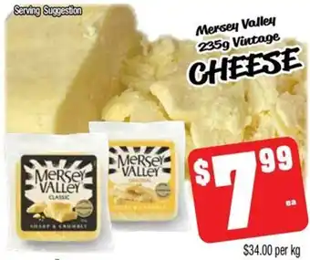 Mersey Valley 235g Vintage CHEESE