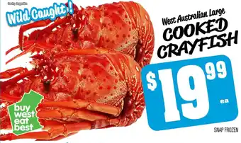 Farmer Jack's West Australian Large COOKED CRAYFISH offer