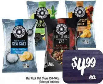 Farmer Jack's Red Rock Deli Chips 150-165g offer