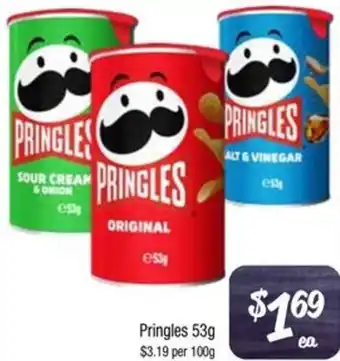 Farmer Jack's Pringles 53g offer