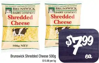 Farmer Jack's Brunswick Shredded Cheese 500g offer