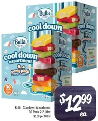 Farmer Jack's Bulla Cooldown Assortment 30 Pack 2.2 Litre offer