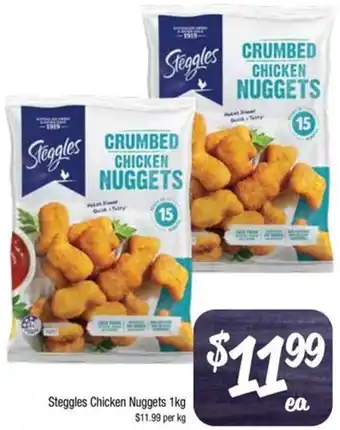 Farmer Jack's Steggles Chicken Nuggets 1kg offer
