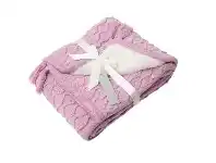 Baby Bunting Bilbi Millie Textured Pram Blanket Lilac offer