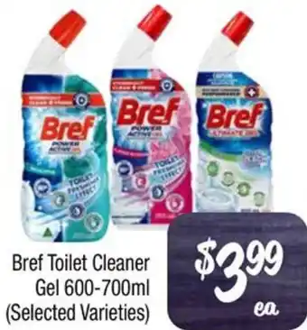 Farmer Jack's Bref Toilet Cleaner Gel 600-700ml offer