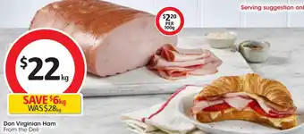 Coles Don Virginian Ham offer