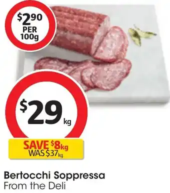 Coles Bertocchi Soppressa offer