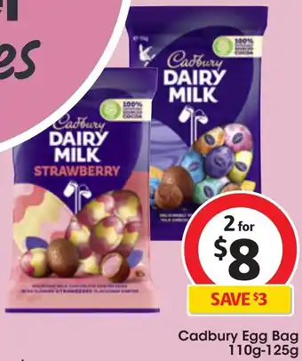 Cadbury Egg Bag 110g-125g