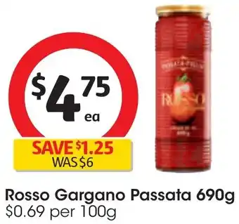 Coles Rosso Gargano Passata 690g offer